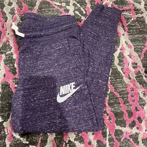 Purple Nike joggers